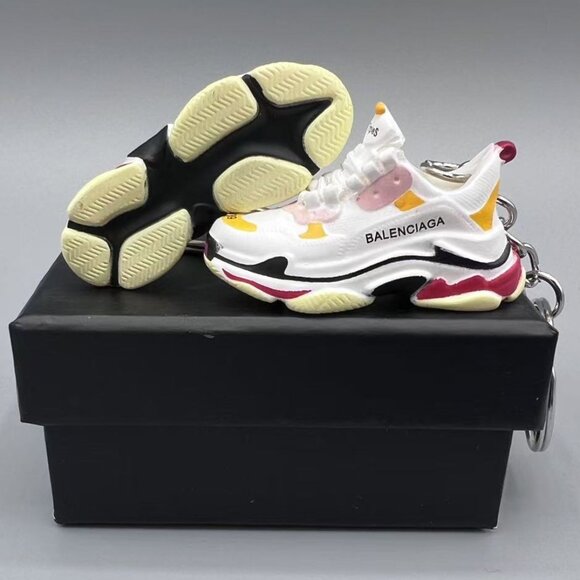 Other - Mini Fashion Luxury Shoe Keychain, A Pair With Matching Shoe Box